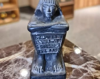 古代エジプトの立方体ブロック像、大型、証明書付き博物館複製 - Etsy 日本