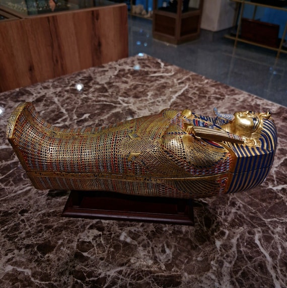 ツタンカーメン王の黄金の第二棺、限定版、博物館複製レプリカ