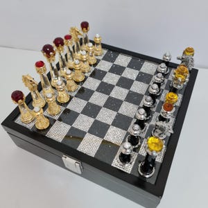 Swarovski Chess Set - Etsy Hong Kong