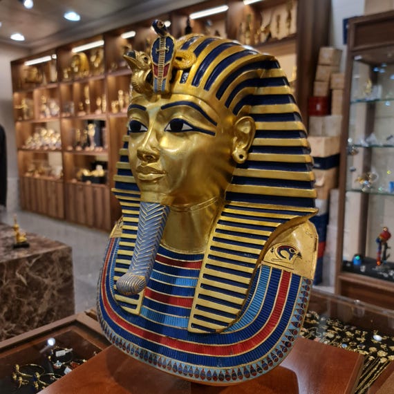 ツタンカーメン王 黄金のマスク レプリカ 置物 ツタンカーメン王 黄金のマスク レプリカ 置物 エジプト