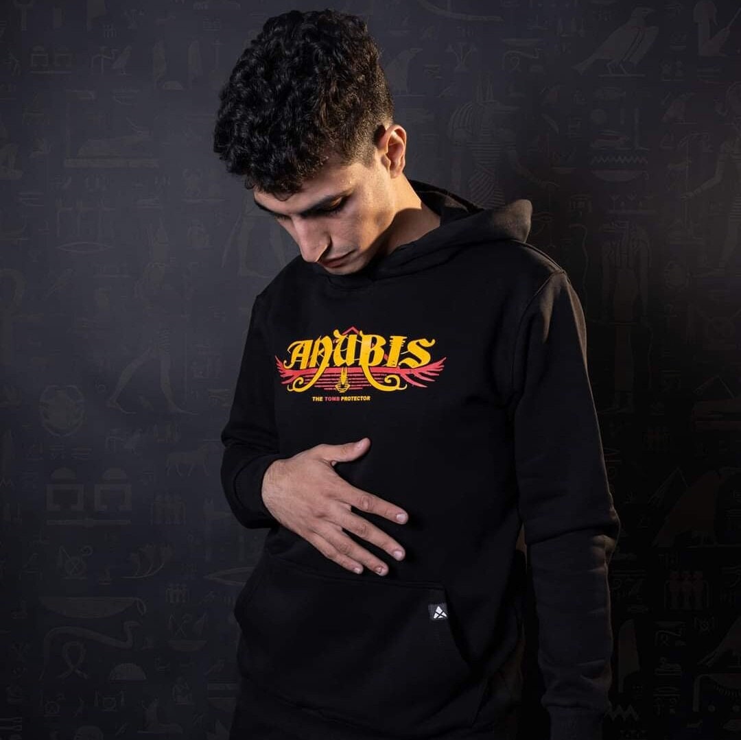 Anubis Egyptian God of Death Sherpa Hoodie LT9