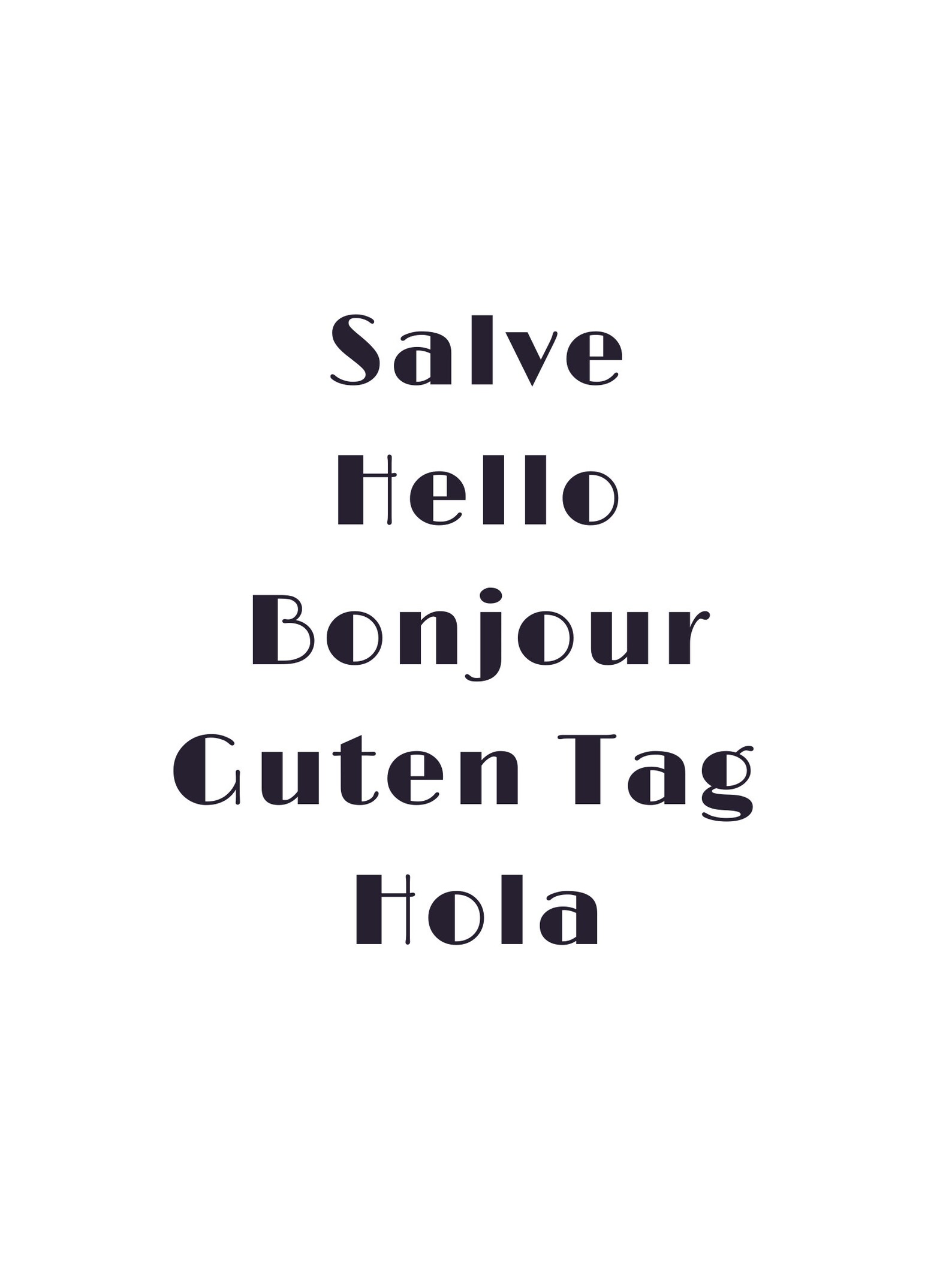Hello in Different Languages Printable Wall Art Typography - Etsy