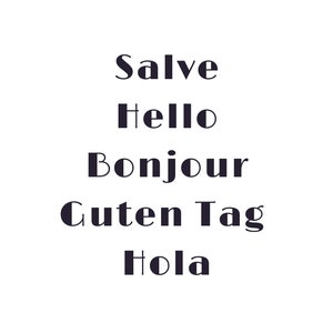 Hello in Different Languages Printable Wall Art - Typography Wall Art ...