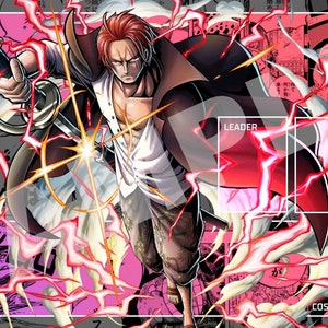 One Piece Shanks Design Mouse Pad XL Size Gaming Desk Mat