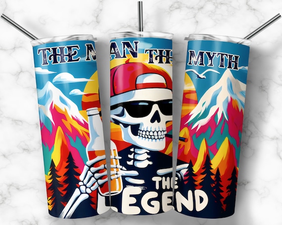 ♡ Funny Dad Tumbler Wrap, 20oz Skinny Sublimation Tumbler