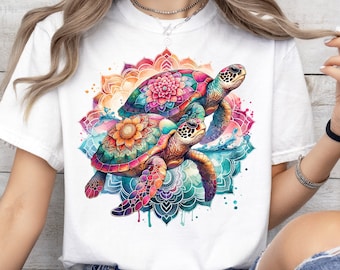 Turtles Png File Download, Png Sublimation Design, Turtle Download Png, T-shirt Sublimation Files Png Digital Download, Transparent Png File