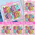 Preppy Back To School Bundle Png, T Shirt Bundle PNG, First Day Of School Shirt, Coquette Teacher Png Shirt, Girl Shirt Sublimation Designs