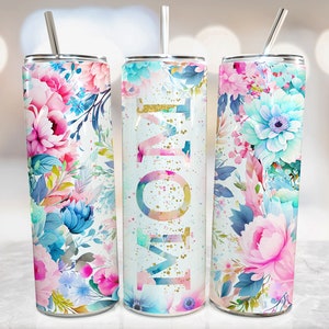 Moeder beker wrap ontwerpen, Moederdag beker, bloemen moeder beker wrap, moeder sublimatie ontwerpen png, magere beker 20oz, bloemen beker