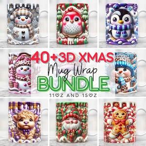 Può includere: Una collezione di oltre 40 involucri per tazze di Natale 3D in vari design, tra cui un pupazzo di neve, un pinguino, un uomo di pan di zenzero, un gnomo e una mucca delle Highlands. Gli involucri per tazze sono disponibili nelle dimensioni 11 oz e 15 oz.