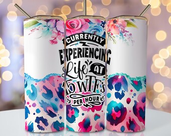 Funny Sarcastic Tumbler Wrap, 20oz Skinny Sublimation Tumbler Design, Leopard Sarcastic Sublimation Design Png, Funny Tumbler Png Downloads
