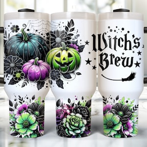 40 Unzen Halloween Tumbler Wrap, 40 Unzen Sublimationsdesign-Download, Halloween-Kürbis 40 Unzen Tumbler Png, 40 Unzen Gruseliger Tumbler Sublimation 40 Unzen Wrap