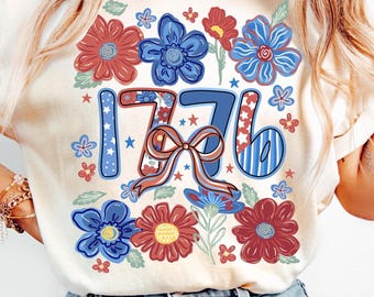 Preppy 4 juillet PNG, 1776 Amérique Png, Png patriotique, chemise rétro 4 juillet, png pour chemises, chemise Coquette USA png, fête de l'indépendance