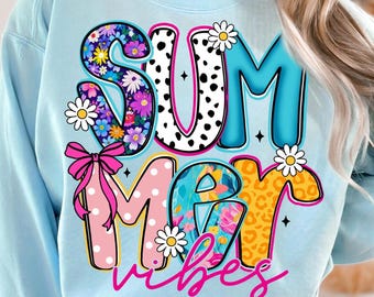 Summer Vibes Shirt PNG, Shirt Png Download, Floral Tee Shirt Sublimation, Retro Summer Shirt Png, Png For Tshirt, Beach Png, Summer T-shirt