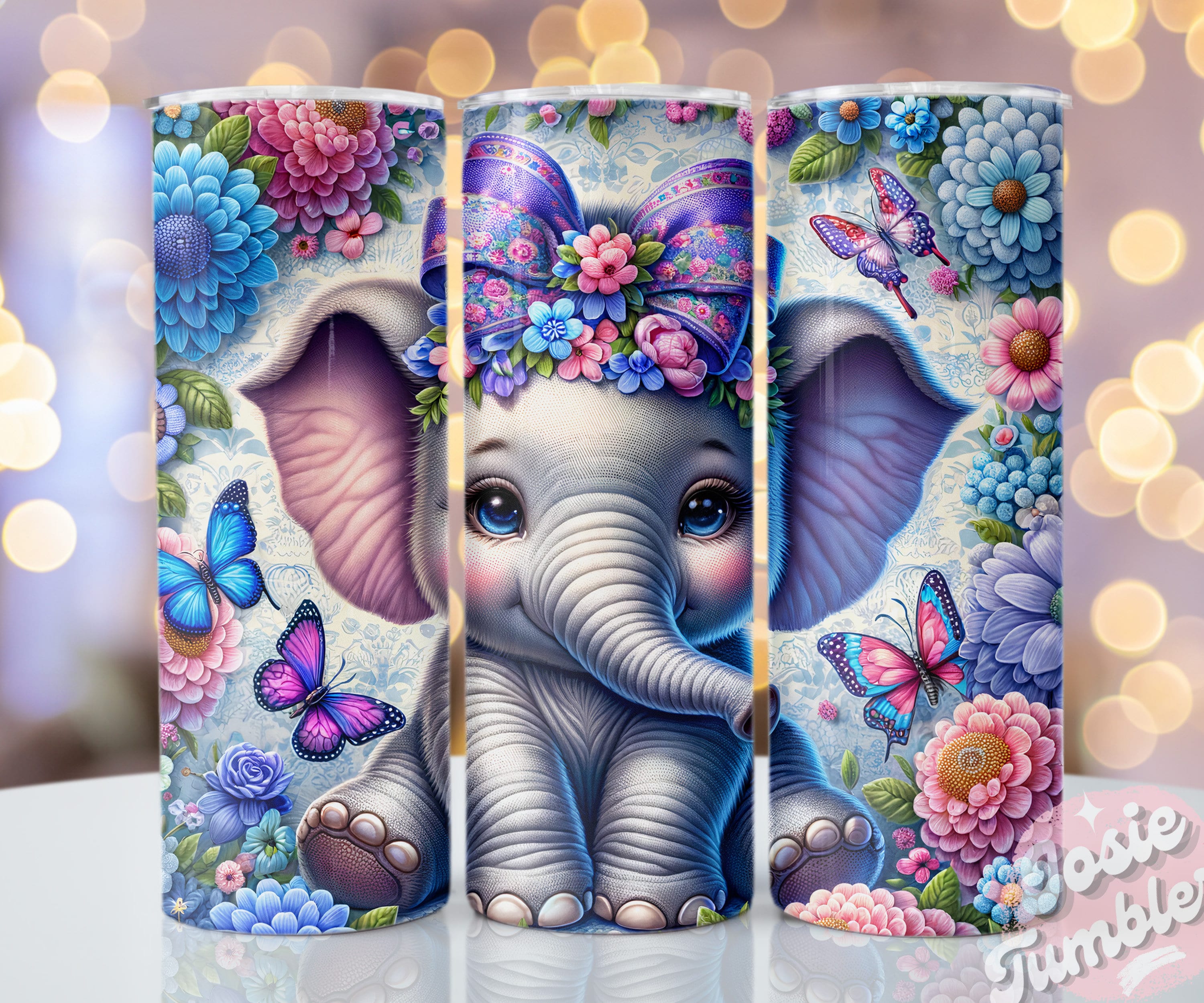Cute Elephant – Engraved Stainless Steel Tumbler, Yeti Style Cup, Elephant  Lover Gift – 3C Etching LTD