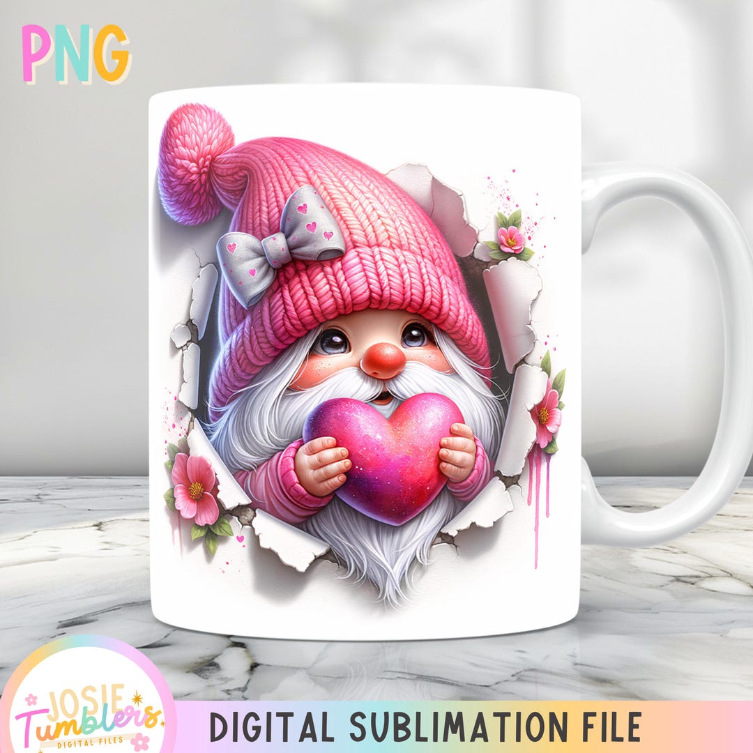 Valentine's Day Mug Design Png, Valentine Mug Wrap, 11oz Mug