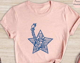 Statue of Liberty Shirt, Patriotic 4th of July Tee