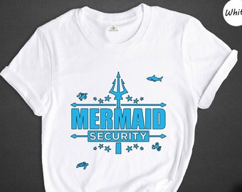 Mermaid Security Birthday Party Shirt