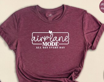 Airplane Mode Shirt, Funny Family Vacation Tee