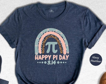 Rainbow Happy Pi Day Shirt, Math Teacher Gift