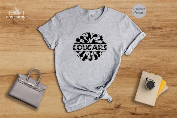 Cougars Team Mascot T-Shirt, School Spirit Tee