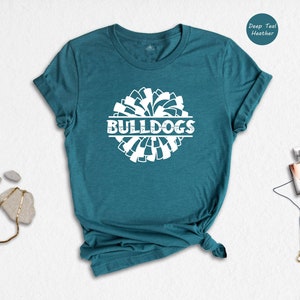 Bulldogs Team Mascot T-Shirt, School Spirit Tee image 2