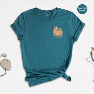 Cute Capybara Shirt, Animal Lover Shirt, Capybara Lover Gift, Capybara Art Shirt, Pet Lover Shirt, Adorable Capybara Shirt image 4