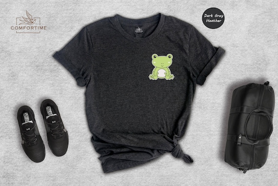 Cute Frog Shirt, Animal Lover Shirt, Chibi Frog Shirt, Frog Lover Shirt, Frog Aesthetic Shirt, Kawaii Frog Shirt