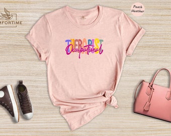 Colorful Occupational Therapist T-Shirt, OT Gift