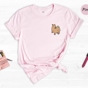 Cute Capybara Shirt, Animal Lover Shirt, Capybara Lover Gift, Capybara Art Shirt, Pet Lover Shirt, Adorable Capybara Shirt image 6