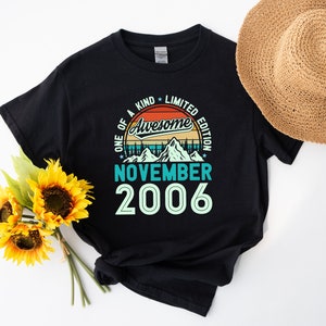 One Of A Kind Limited Edition Birthday 2006 Shirt, 18 Years Old Shirt, Birthday Party Shirt, Birthday Shirt, Family Birthday Party