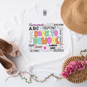 Back To School Shirt, First Day Of School Shirt Teacher Shirts, Teacher Gifts Kindergarten Teacher Shirt, Lunch Box Shirt