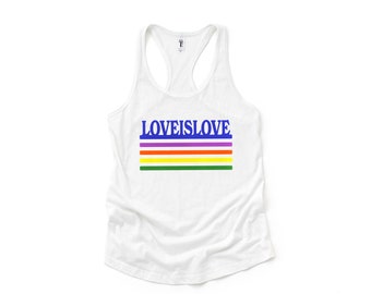 Love Is Love LGBTQ+ Pride Tank Top