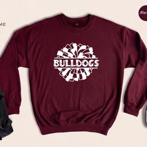 Bulldogs Team Mascot T-Shirt, School Spirit Tee image 6