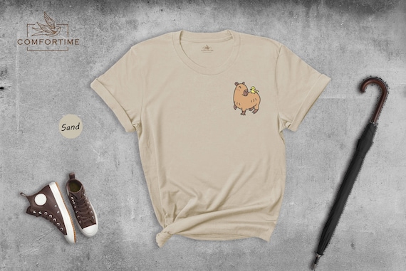 Cute Capybara Shirt, Animal Lover Shirt, Capybara Lover Gift, Capybara Art Shirt, Pet Lover Shirt, Adorable Capybara Shirt