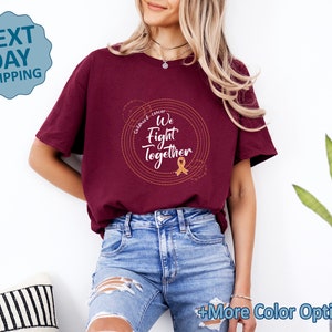 We Fight Together Cancer Shirt, Childhood Cancer T-Shirt, Cancer Support Shirt, Cancer Survivor Gift, Cancer Awareness Shirt