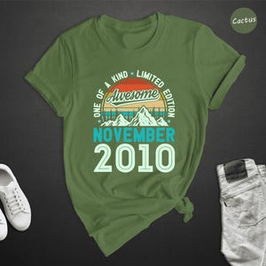 One Of A Kind Limited Edition Birthday 2010 Shirt, 15 Years Old Shirt, Birthday Party Shirt, Birthday Shirt, Family Birthday Party