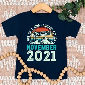 One Of A Kind Limited Edition Birthday 2021 Shirt, 3 Years Old Shirt, Birthday Party Shirt, Birthday Shirt, Family Birthday Party