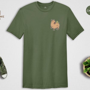 Cute Capybara Shirt, Animal Lover Shirt, Capybara Lover Gift, Capybara Art Shirt, Pet Lover Shirt, Adorable Capybara Shirt image 3
