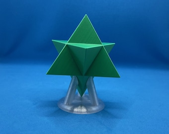 Display Stand for Merkaba - Star Tetrahedron Display Stand- High quality precision - 3D Printed Display Stand. Please read description below