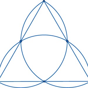 Triquetra Symbol Triple Knot Celtic Knot Trinity Three Corner Trifecta ...