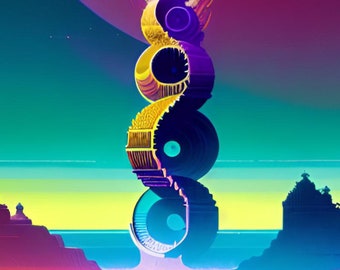 Bright Colorful Sci Fi Images