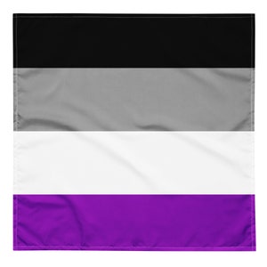 Asexual bandana | Flag | Pride | Pride Accessories | LGBTQ+ Community