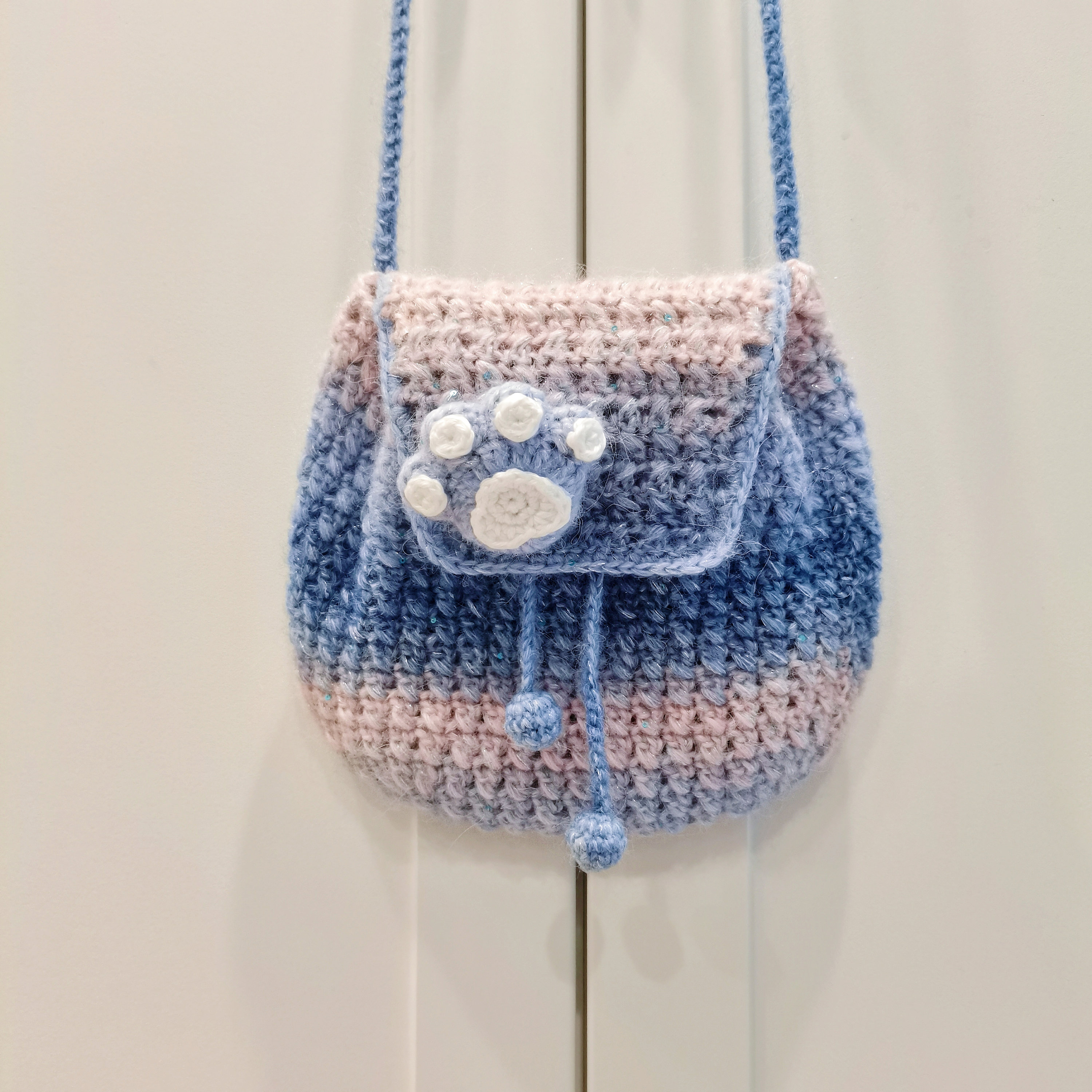 Shiny Cat Paw Crossbody Bag - Etsy