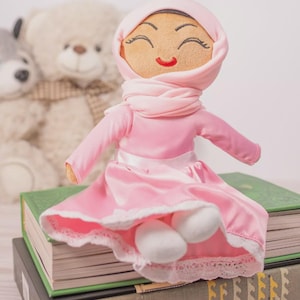 Handmade Muslim Hijab Doll, Islam Doll, Eid gift kids, Modest doll, Hijabi Doll, Hijabi Barbie, Fullah