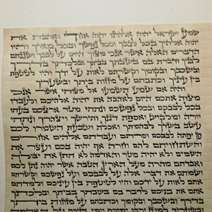 Handwritten Kosher Mezuzah Scroll - Ashkenaz, 15cm - Etsy