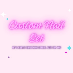 Custom Press On Nail Set
