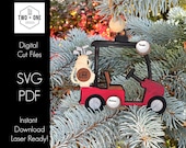 Golf Personalized Ornament | SVG | Laser Ready