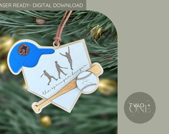 The Springer Dinger SVG Laser File | Baseball Ornament