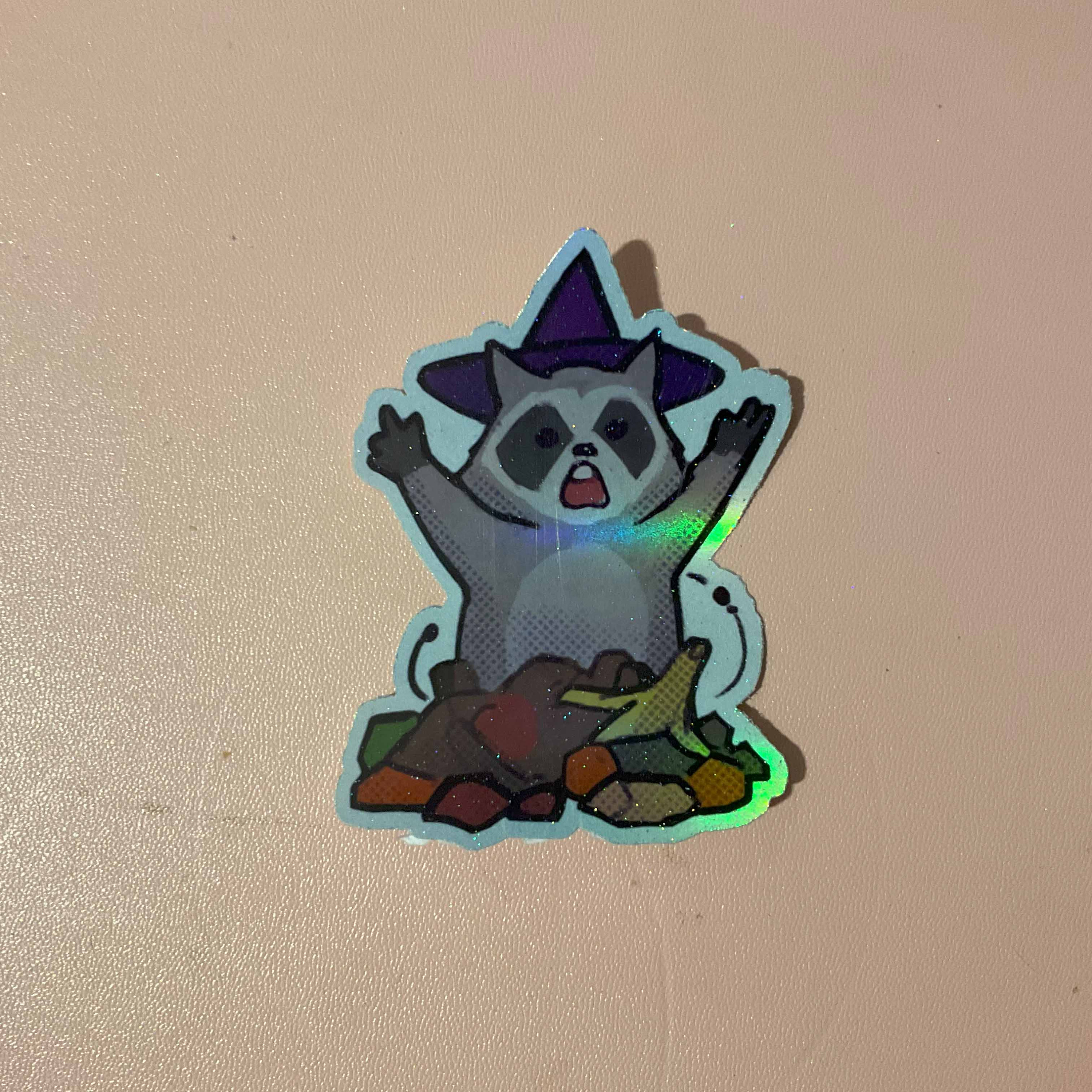 RACOON Stickers Trash Panda Stickers Waterproof Holographic Stickers ...