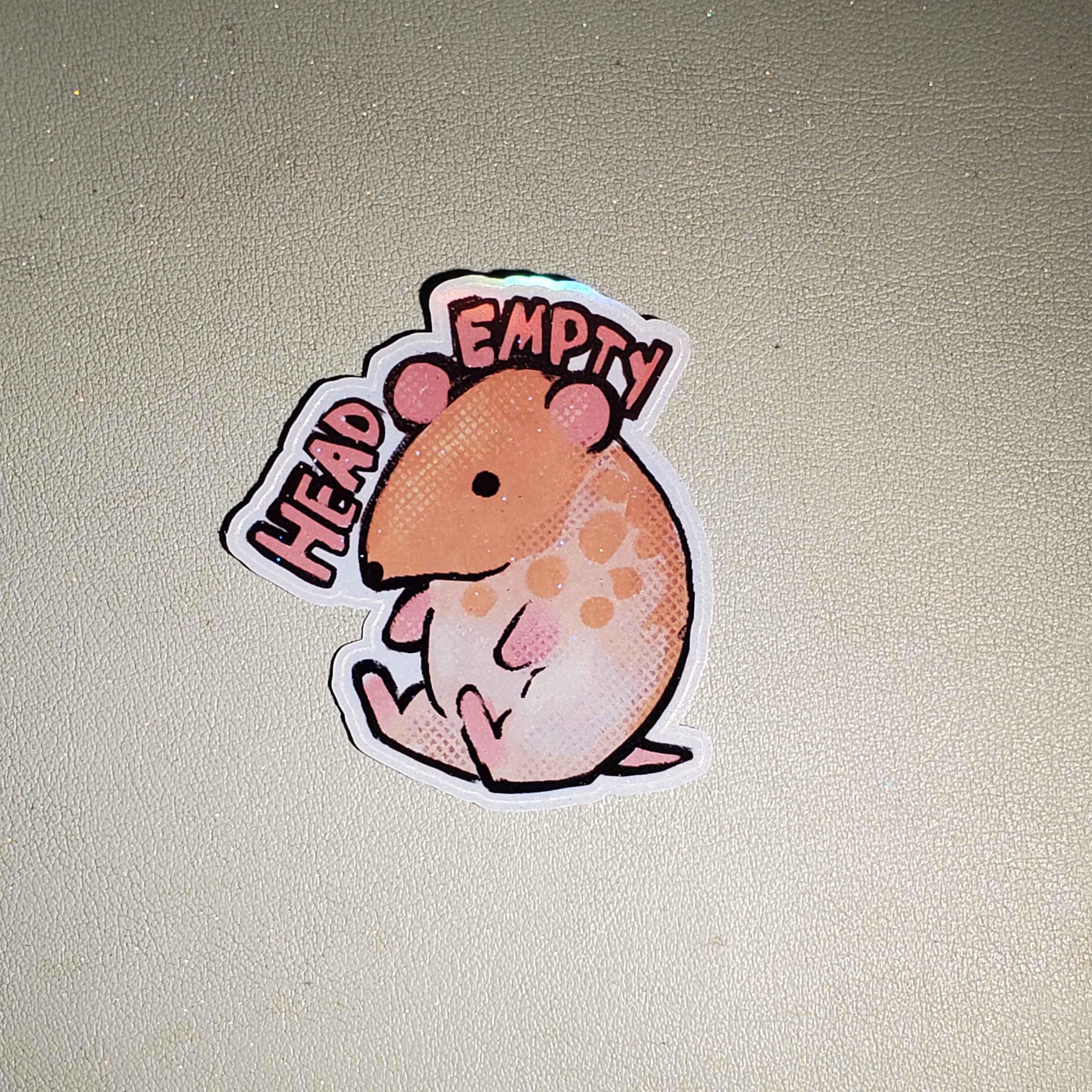 Sticker De Rata Colgada RAT Stickers 3 | Waterproof Holographic Stickers, Rat Sticker, Derpy ...